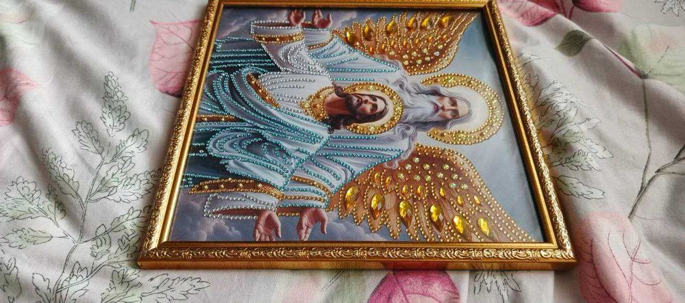 Картина Святі - Часткова Алмазна та бісерна викладка