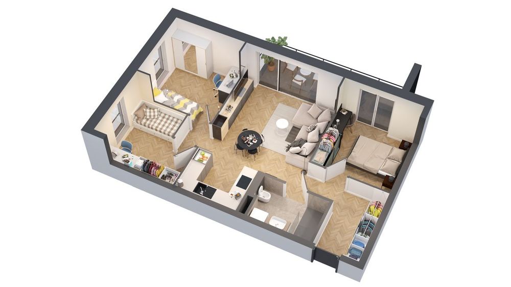Jarocin, ul. Wodna BAUKING Apartamenty w centrum miasta - View 3