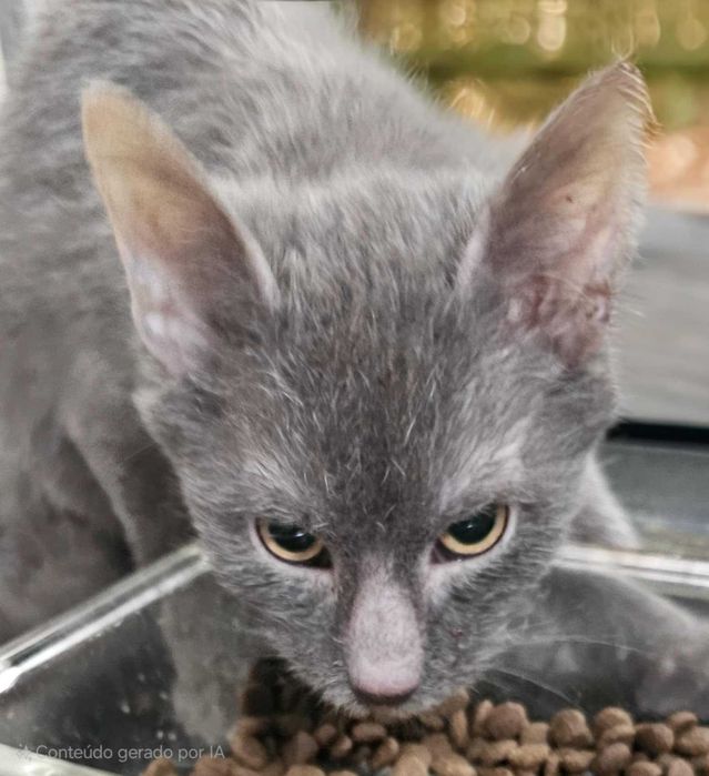 Gatinhos raça lykoi