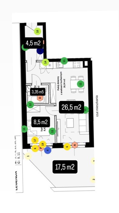 Mieszkanie 43 m2 | nowe budownictwo | blisko SUM