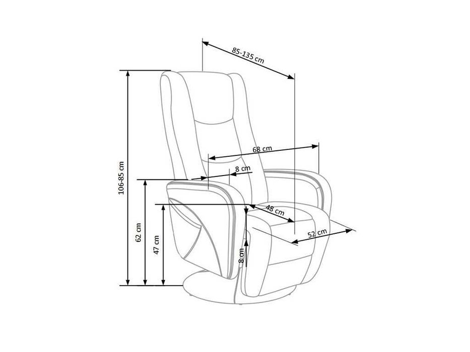 Крісло реклайнер Кресло масажное  релакс розкладне масаж підігрів