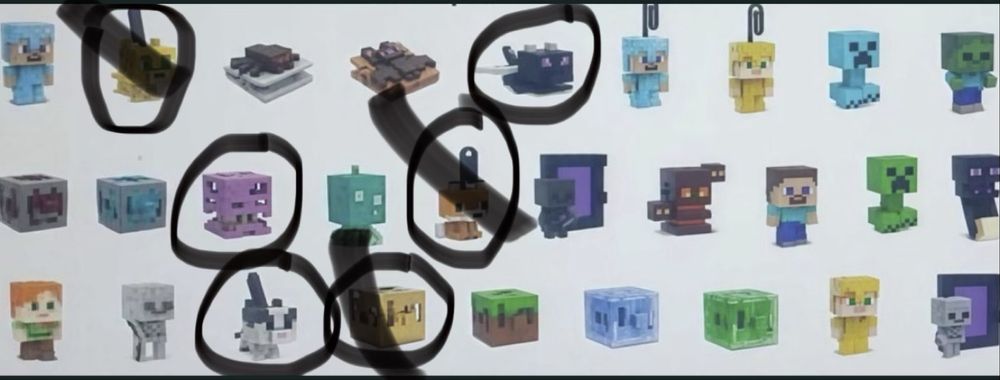 Обмін Фігурок kinder joy minecraft