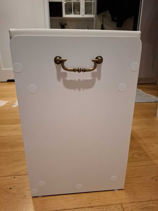 Szafka na buty biała drewniana