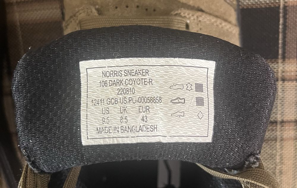 Тактичні  кеди, черевики 5.11 Tactical Norris Sneaker