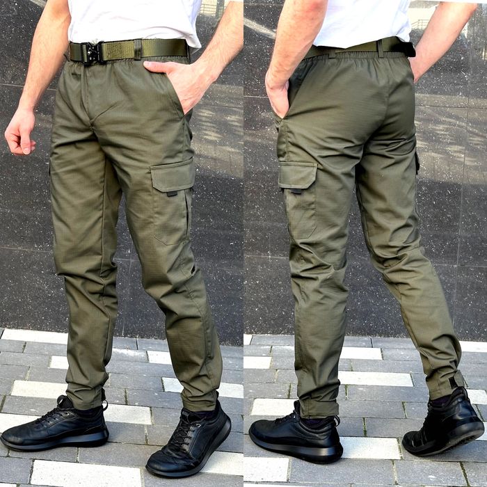 Чоловічі утеплені карго штани /зимові брюки/