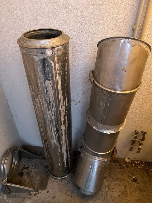 Tubos INOX Duplo Isolado Alta Qualidade Caldeiras Gasóleo (ROCA,etc)