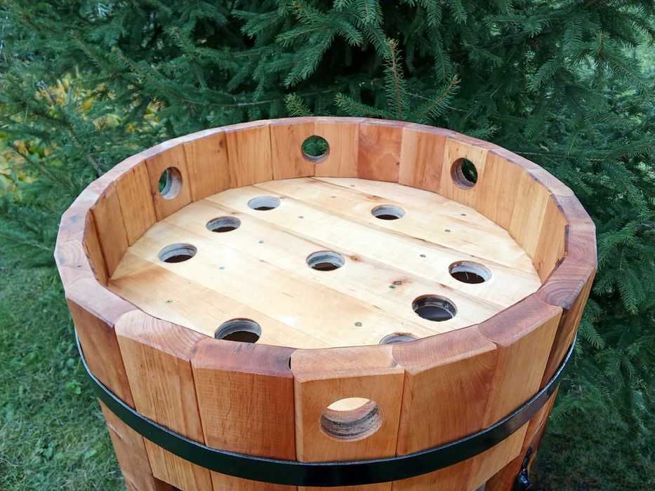Wędzarnia drewniana okrągła – polskiej produkcji