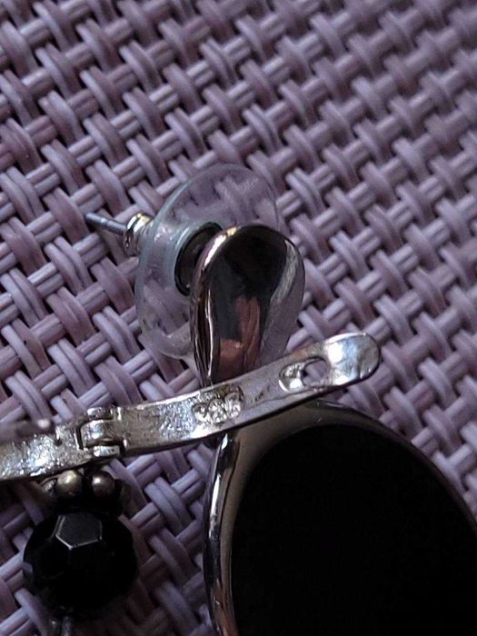 Сережки з агатом+срібло