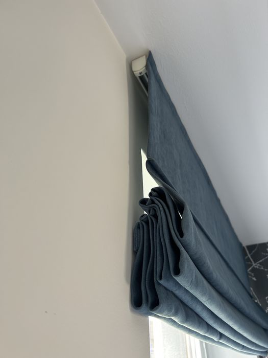 2 rolety rzymskie 168x127 granatowe