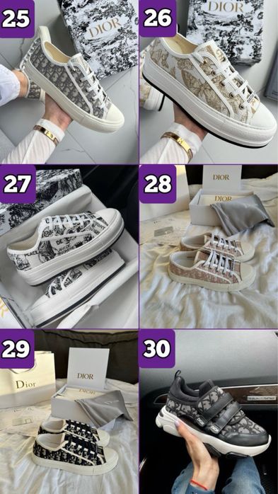 ВСІ МОДЕЛІ ‼️ Кросівки DIOR B23,30,33,35,Walk’n /36-46,Унісекс,ПРЕМІУМ