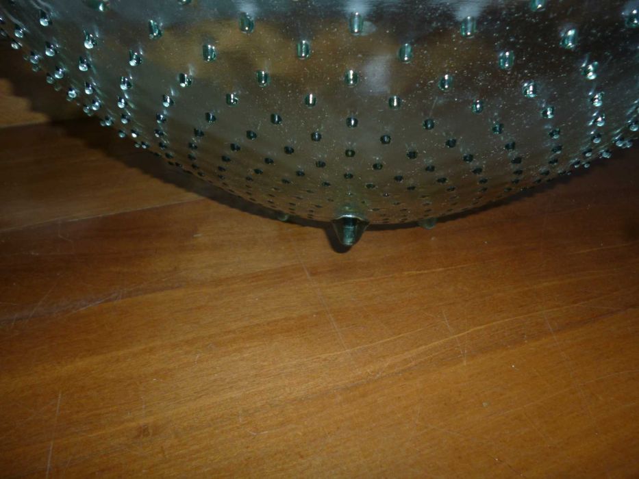 Taça  de vidro decorativa