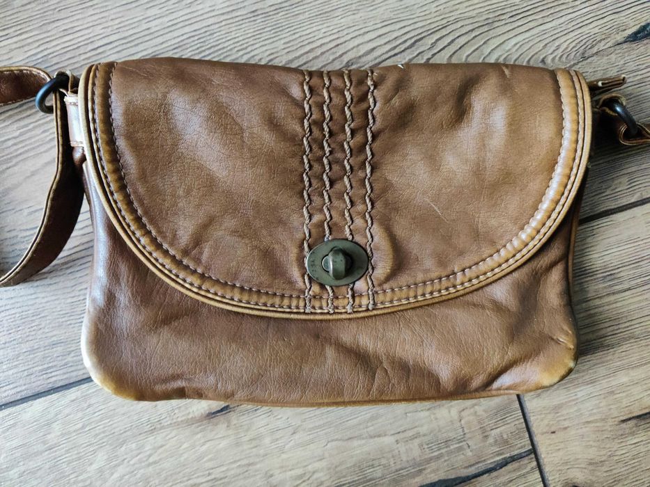 Mała brązowa karmelowa torebka Diverse