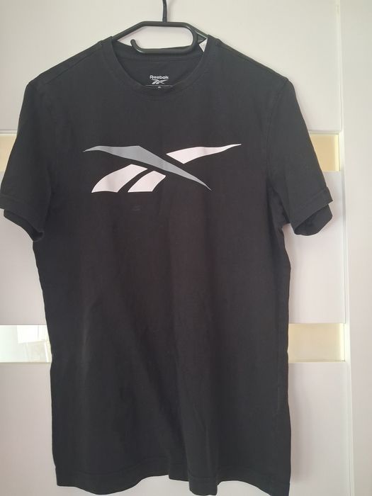Czarny T-shirt Reebok unisex