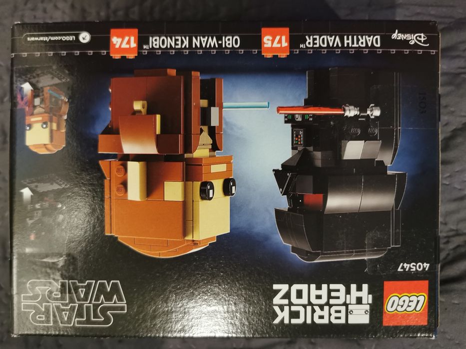 LEGO BrickHeadz 40547 - Obi-Wan Kenobi i Darth Vader