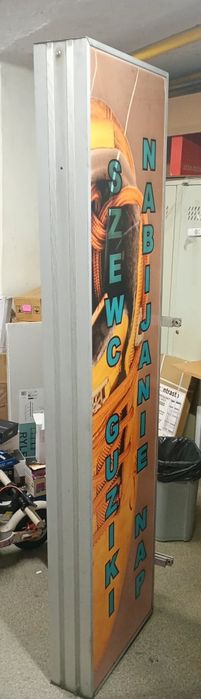 Kaseton Reklamowy Dwustronny (Podswietlany) - 200 x 49 x 16
