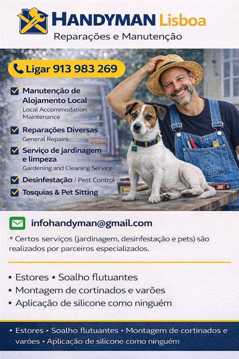 Handymanlisboa faz tudo