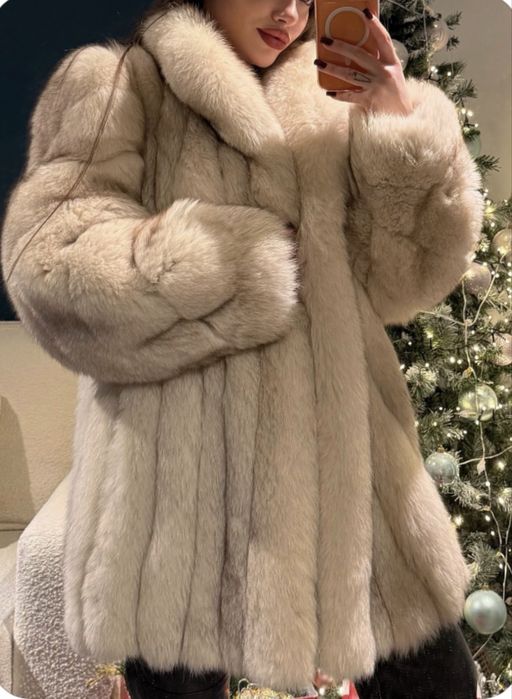 Шуба з пісця вінтаж Saga Fox