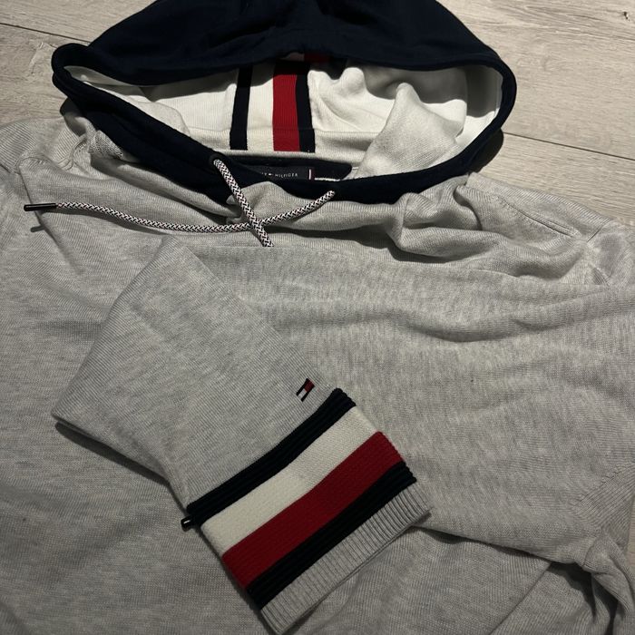 Tommy hilfinger szary sweter meski xxl
