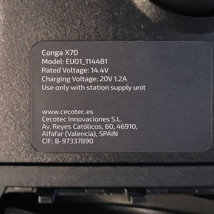 Robot Sprzątający Cecotec Conga X70 | 15000 Pa | Stacja Odsysająca