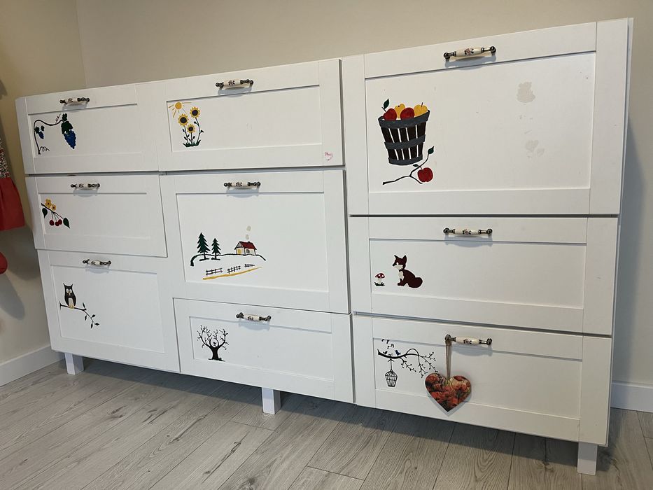 Komoda dziecięca biała