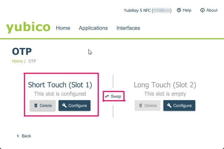 YubiKey 5 NFC Апаратний ключ для двофакторної автентифікації NFC 2FA