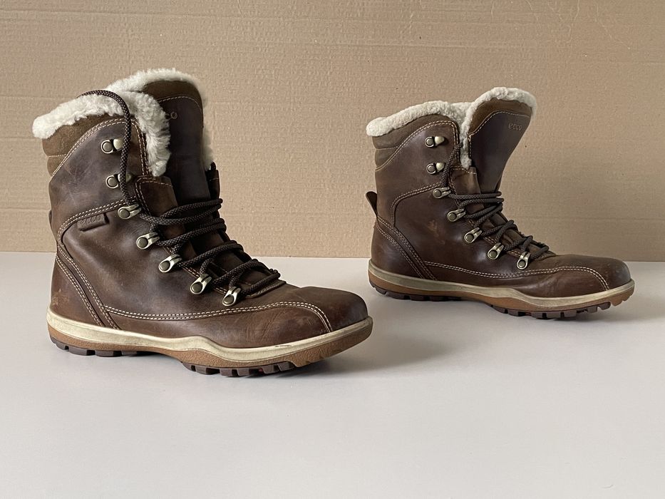 Ecco receptor gore tex шкіряні черевики р. 39 оригінал