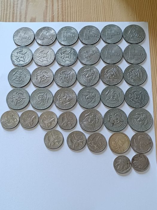 Lote moedas americanas