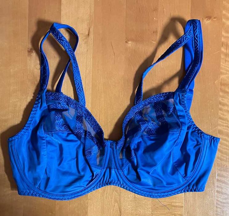 Louisa Bracq Paris Blue Satin Saphir 32GG 70GG 70H 65H Empreinte Aubad