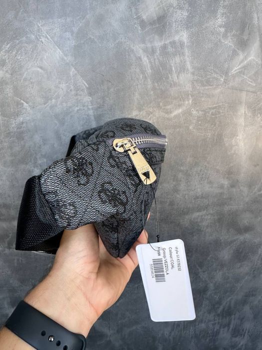 Мужская сумка бананка guess чоловіча жіноча бананка гесс