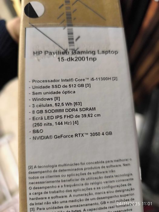 Portátil HP pavilion