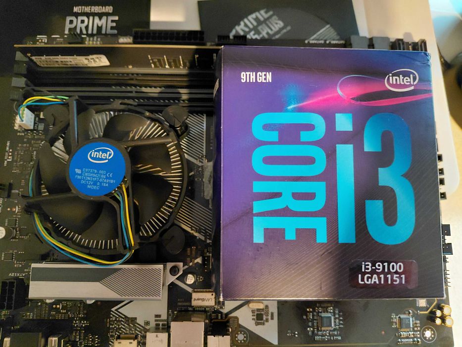 Processador I3 - 9100 e RAM 8GB