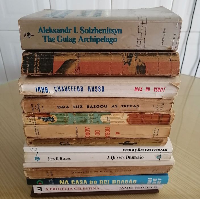 lote de livros internacionais