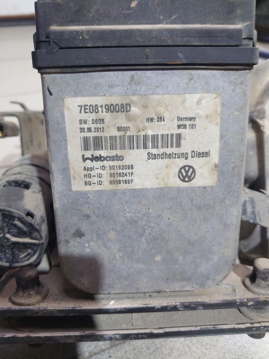 Вебасто Фольксваген т5.мультиван каравела