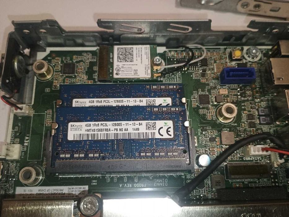 HP 800 i7-4765T 4r/8wątków 8GB RAM 128 SSD Zasilacz WiFi