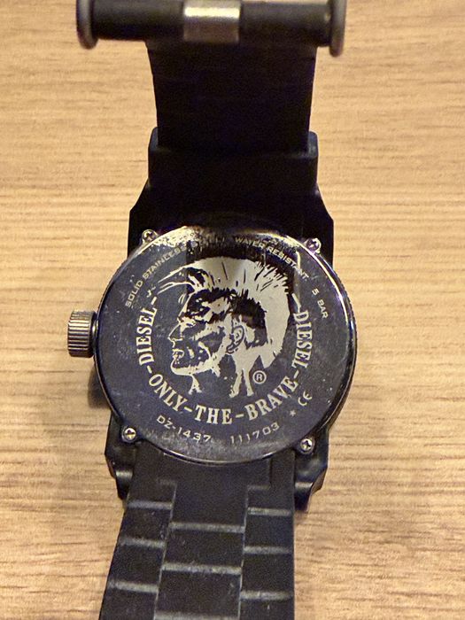 Zegarek Diesel Double Down 44 | Czarny | DZ1437