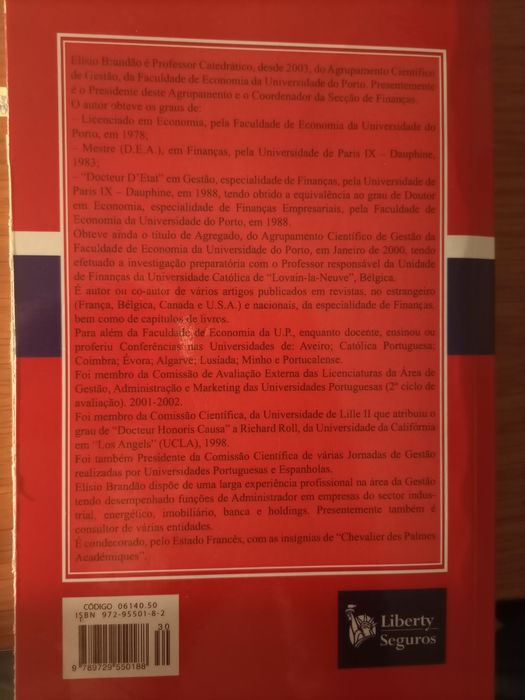 Livro de Finanças Elísio Brandão