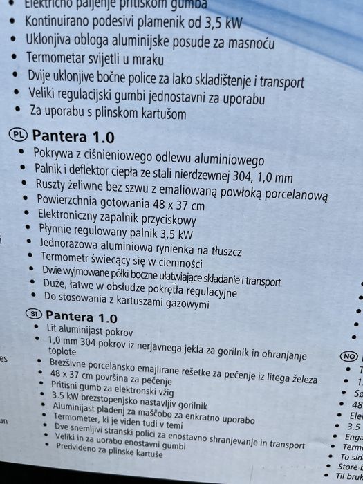 Grill gazowy Landmann Pantera 1.0