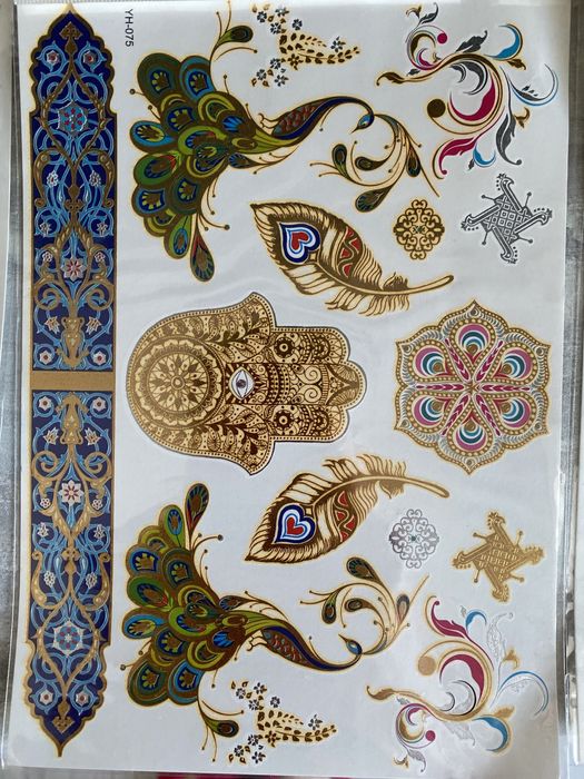 Флеш тату, тимчасові татуювання