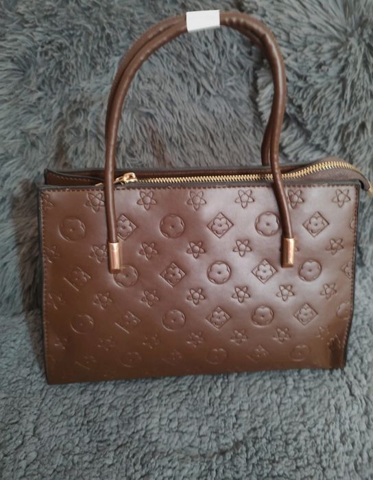 Elegancka torebka brąz NOWA