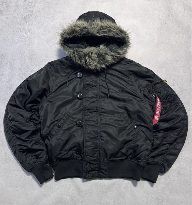 Бомбер Alpha industries N-2b b-15 зимний bomber