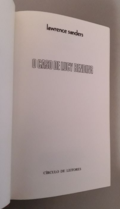 Livro: O Caso de Lucy Bending, de Lawrence Sanders