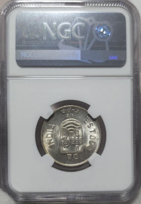 1/2 rupia 1936 MS64 +