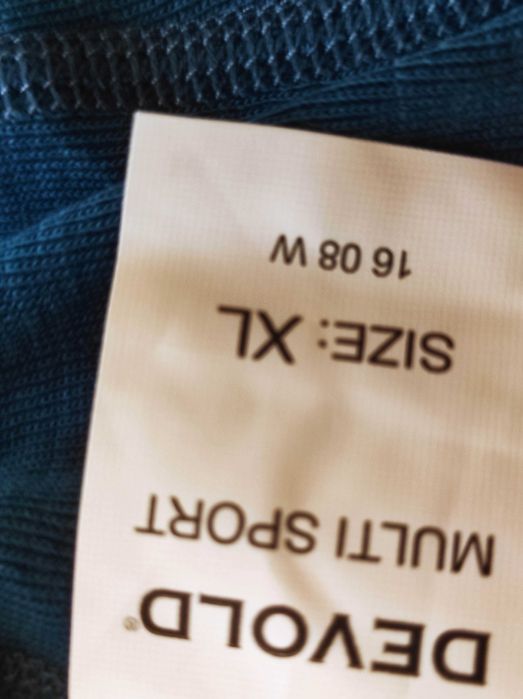 Termika męska dół Devold MERINO EXTRAFINE rozm XL niebieska nowa metki