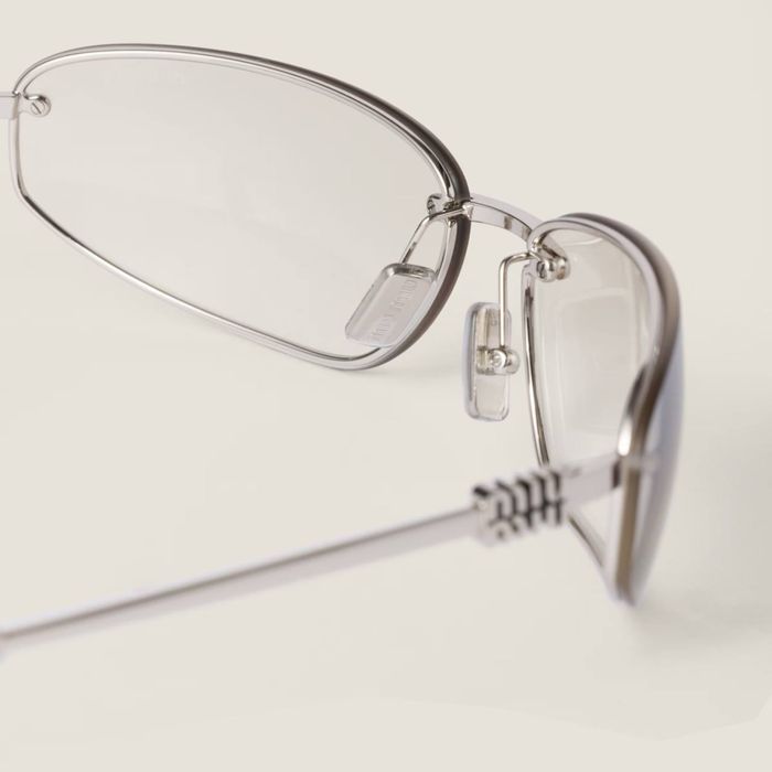 окуляри miu miu nocturne silver  оригінал під замовлення