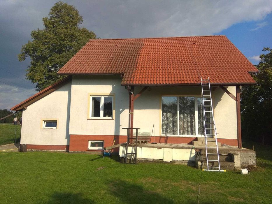 Malowanie dachów,dachu,mycie dachów,elewacji.Darmowa wycena.Gwarancja!