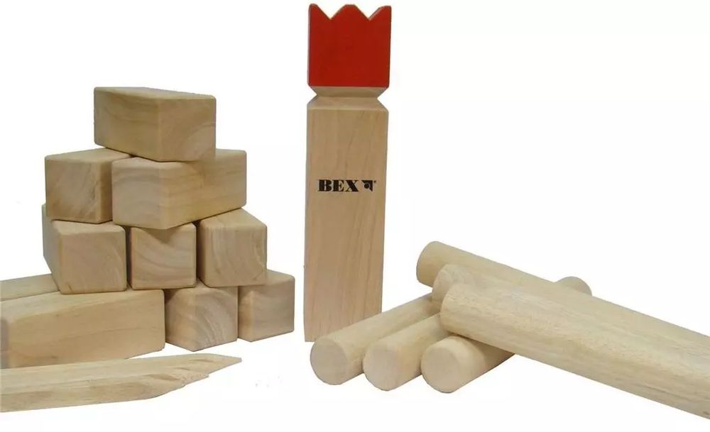 Bex Kubb Original, Red king. Tactic. Nowy Produkt