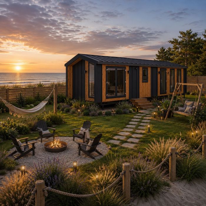 Haven Home – całoroczny dom mobilny premium | 50 m² | skandynawski design