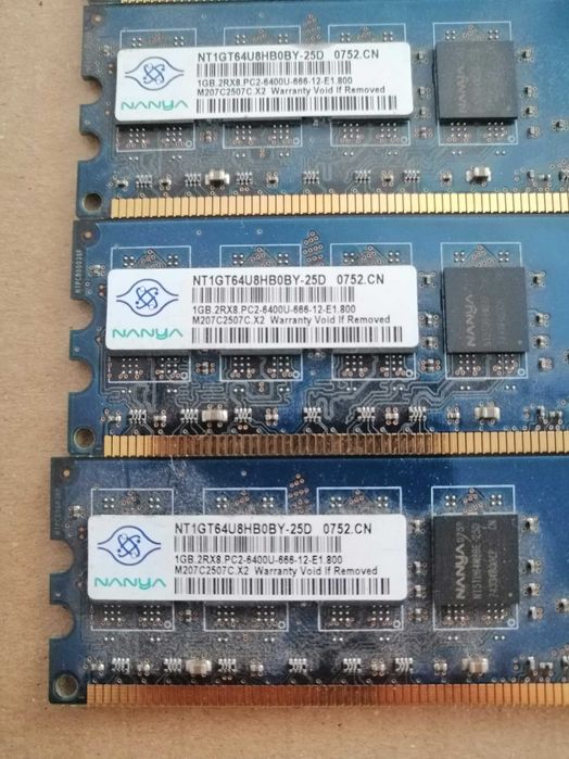 Memórias 1gb ddr2 6400U DDR2 800