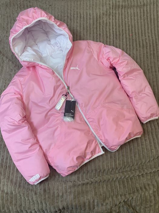 Куртка Пуховик  Puma детский Двухсторонний.  1104-152, XS- XXL