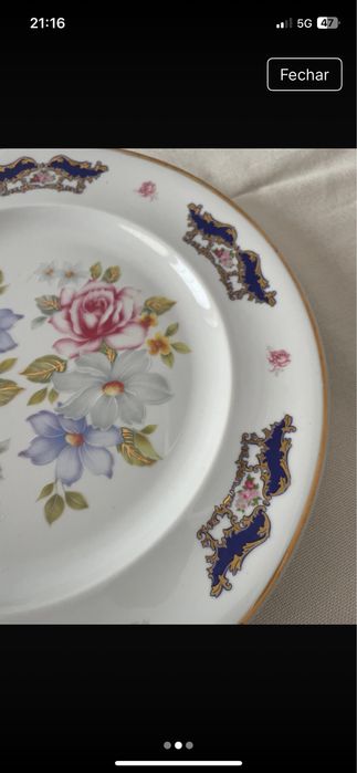 Limoges cake plate424831349519165441